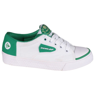 Dunlop Green Flash DU1555 Non-Marking Trainers-White-8