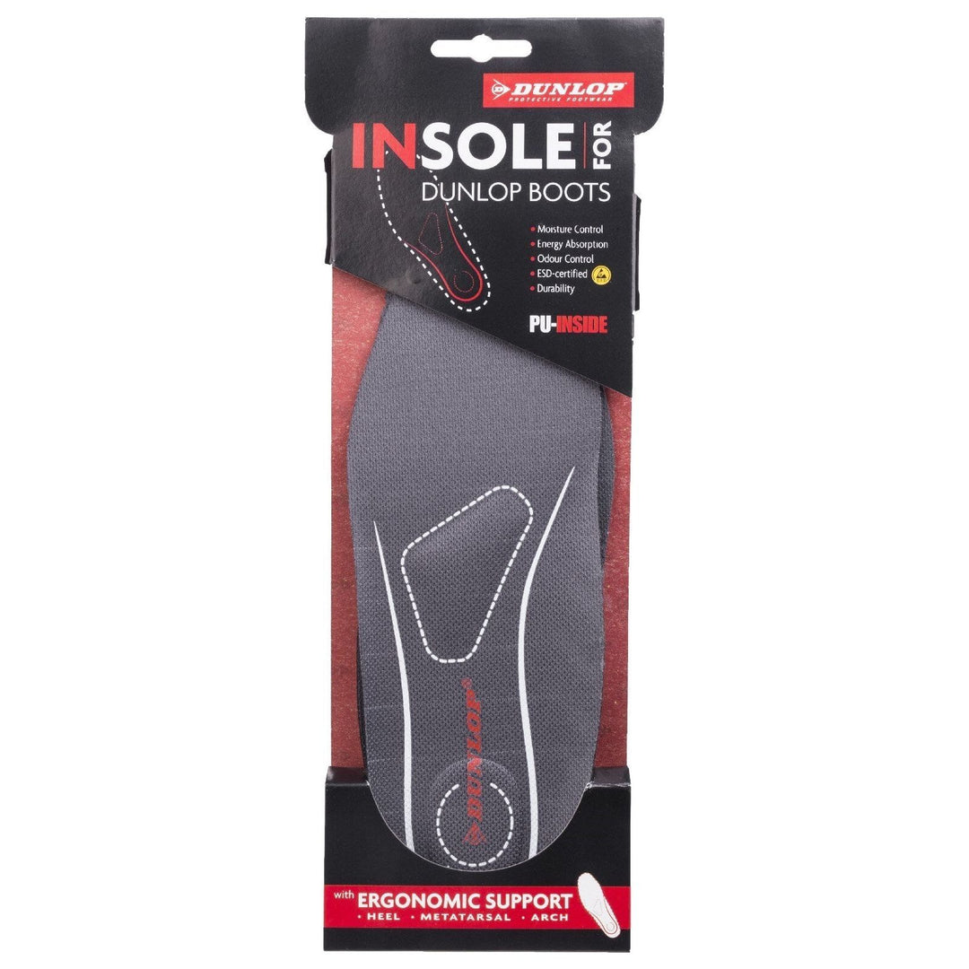 Dunlop Premium Ergonomic Support Insoles -Black-Main