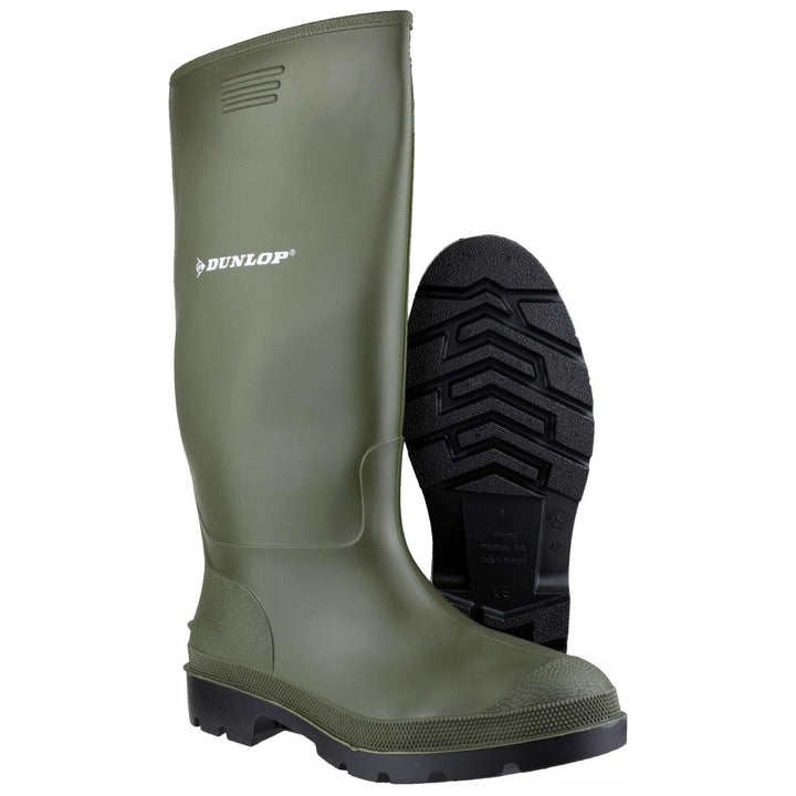 Dunlop Pricemastor PVC Wellies-Green-3