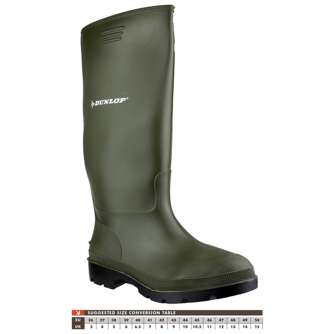 Dunlop Pricemastor PVC Wellies-Green-6