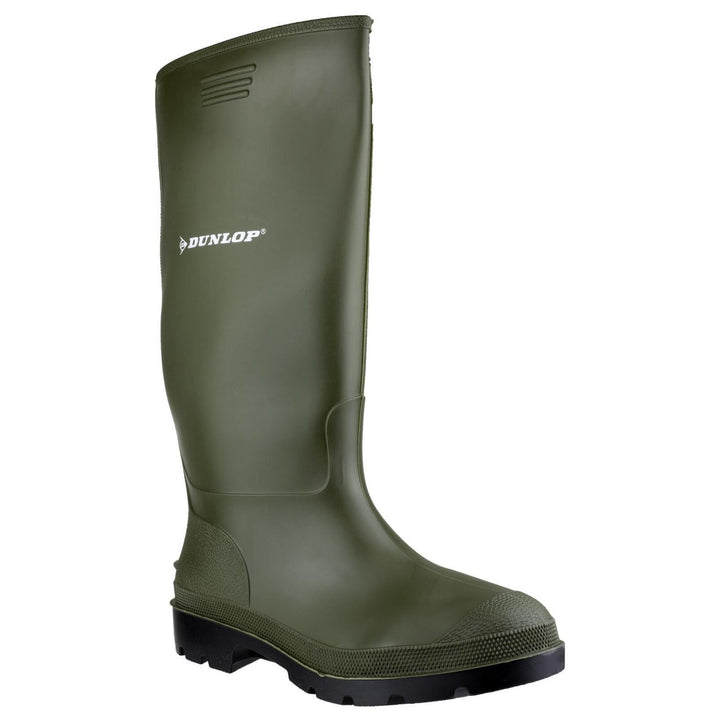 Dunlop Pricemastor PVC Wellies-Green-Main