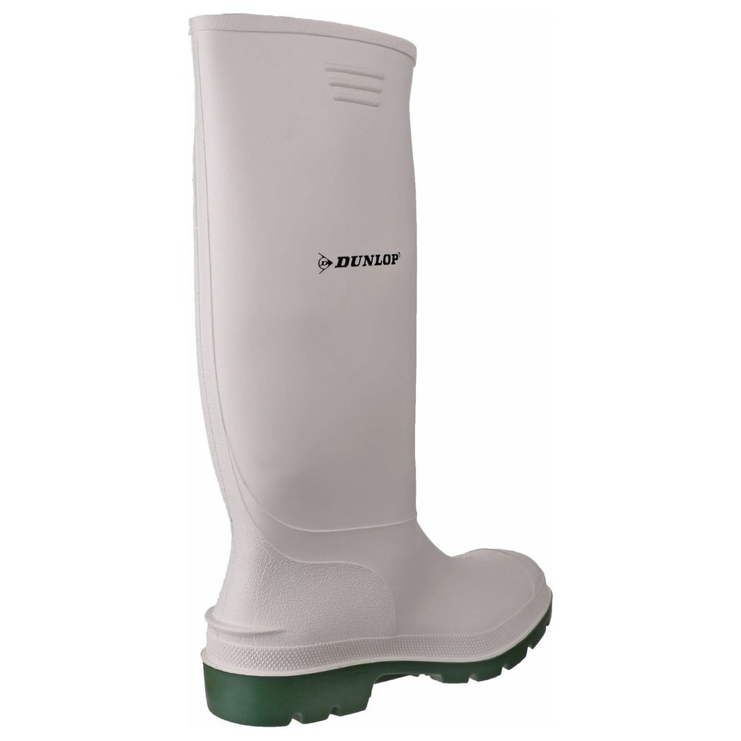 Dunlop Pricemastor PVC Wellies-White-green -2