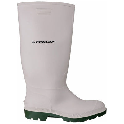 Dunlop Pricemastor PVC Wellies-White-green -5