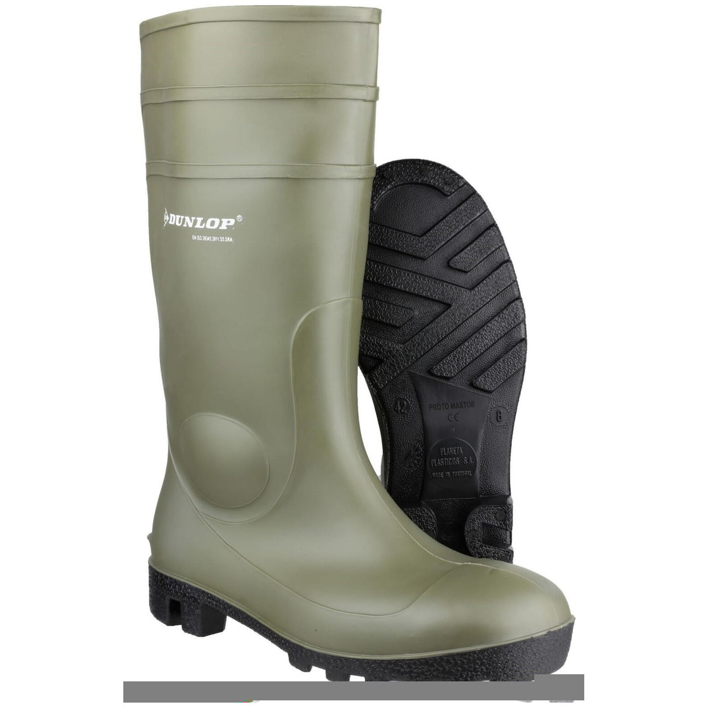 Dunlop Protomastor S5 Safety Wellies -Green-3