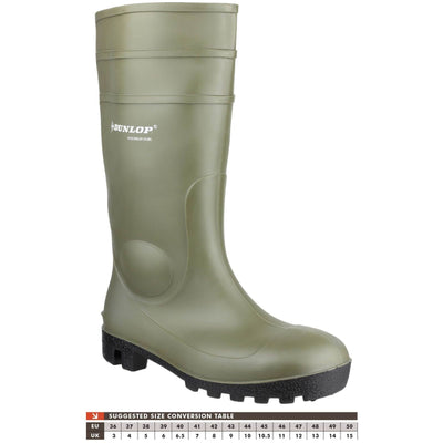 Dunlop Protomastor S5 Safety Wellies -Green-6