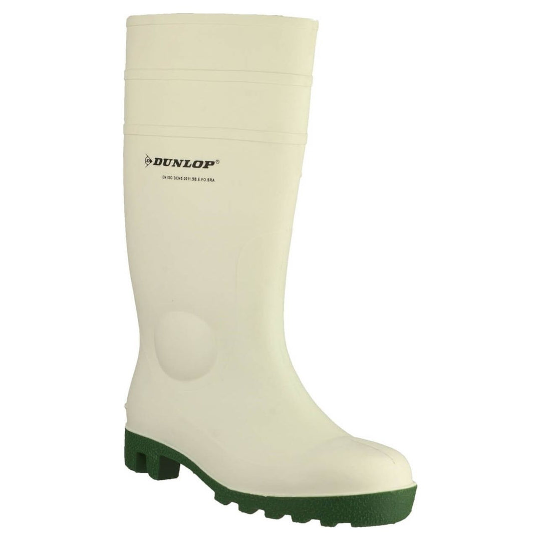 Dunlop Protomastor Safety Wellies-White-Main