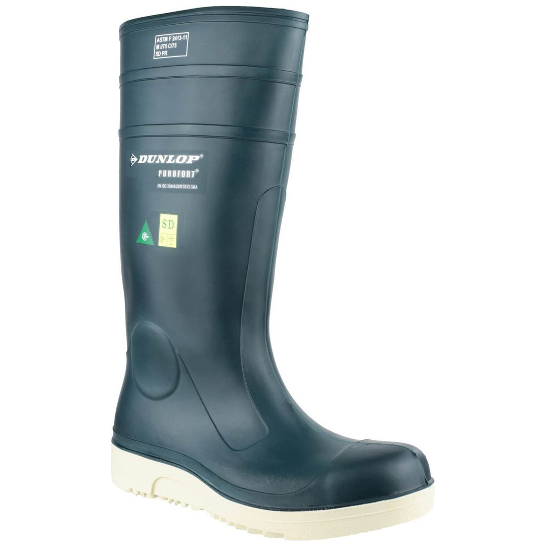Dunlop Purofort Comfort Grip Safety Wellies Mens