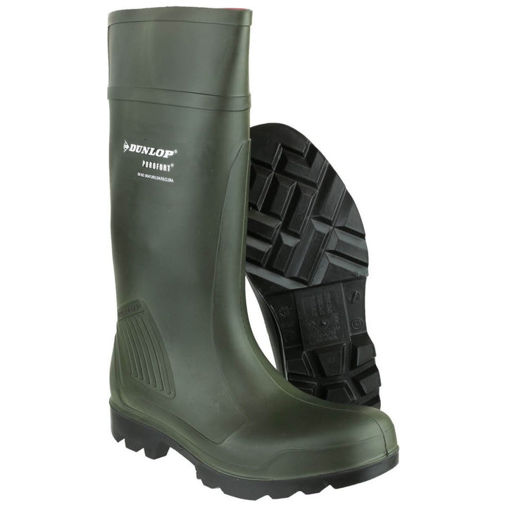 Dunlop Purofort Professional Wellies-Green-3