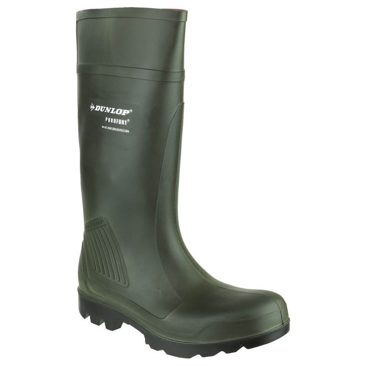 Dunlop Purofort Professional Wellies-Green-Main