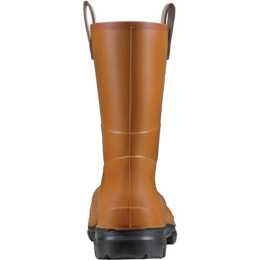 Dunlop Purofort RigPRO Full Safety Fur lining Wellington Boots Brown/Black 2#colour_brown-black