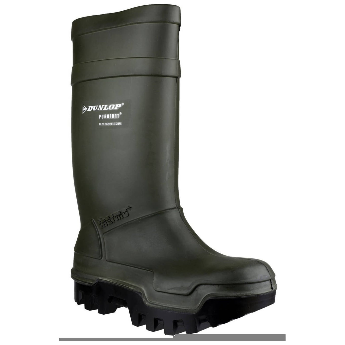Dunlop Purofort Thermo+ Safety Wellies-Green-Main