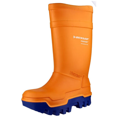 Dunlop Purofort Thermo+ Safety Wellies-Orange-5