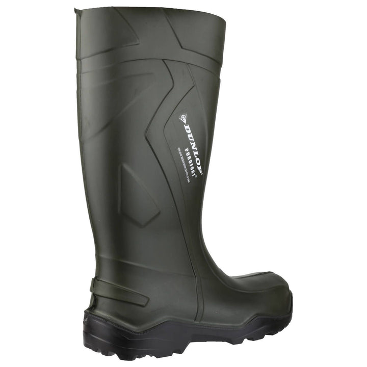 Dunlop Purofort+ Farming Wellies-Green-2