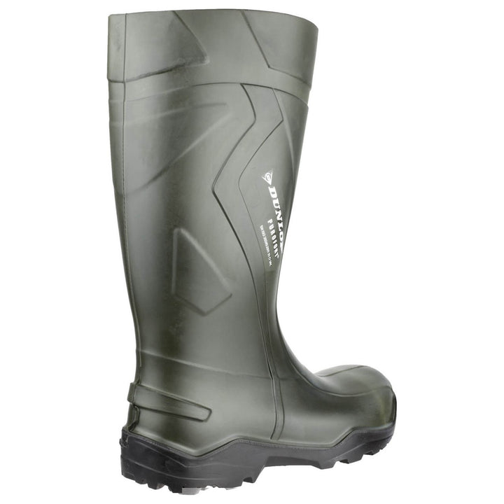 Dunlop Purofort+ Safety Wellies-Green-2