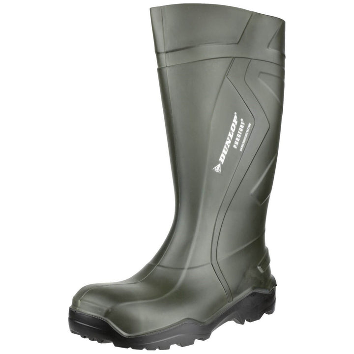 Dunlop Purofort+ Safety Wellies-Green-5