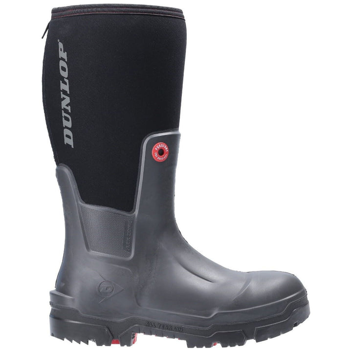 Dunlop Snugboot Pioneer Breathable Wellies -Black-5