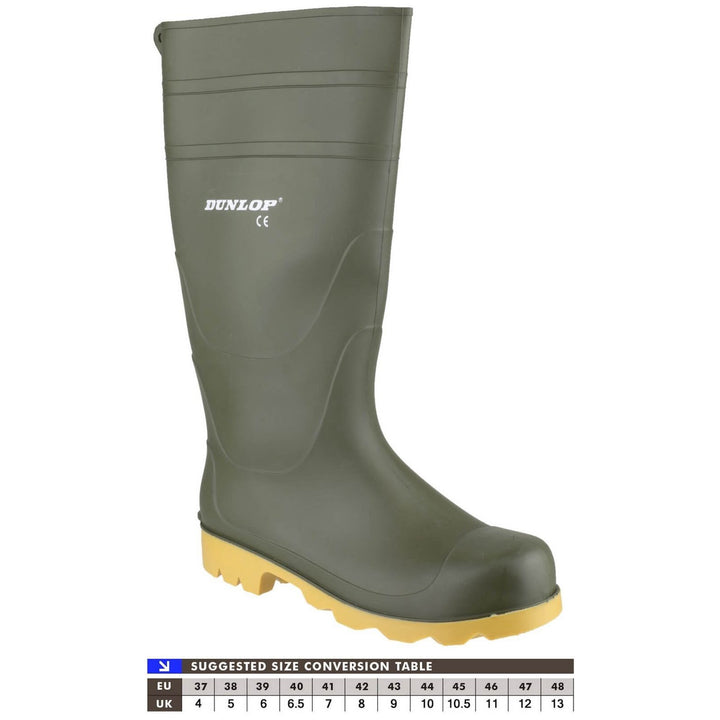 Rust Pvc Welly Dunlop Universal PVC Wellies Mens