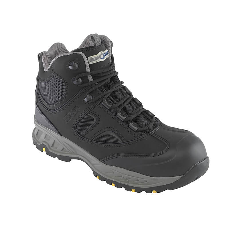 Eurotec 716Nmp Black Safety Hiker Boots Black Product Main#colour_black