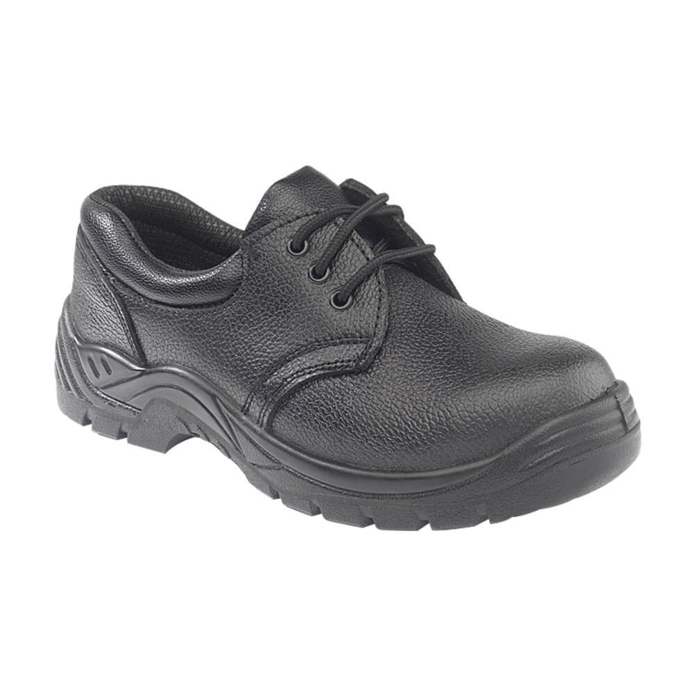 Executive 201Sm Black Safety Shoes Black Product Main#colour_black