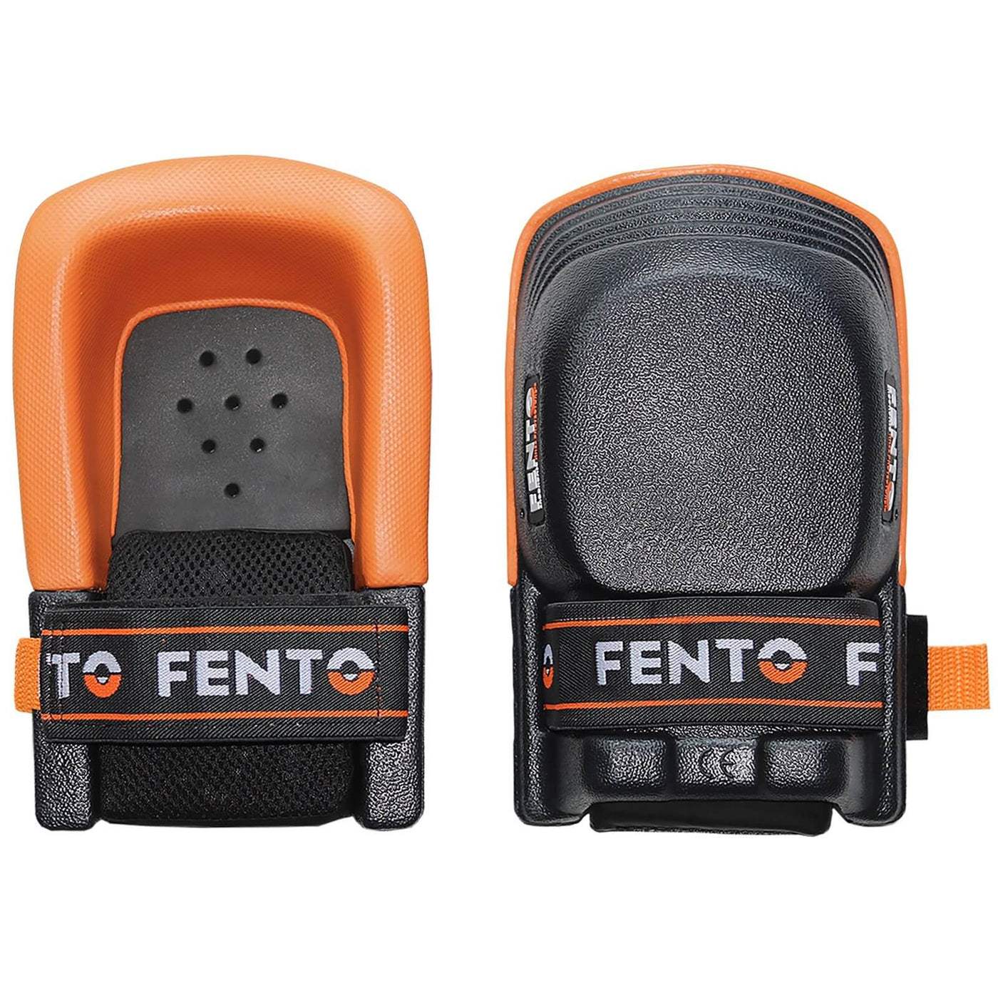 Fento Original Knee Protection Black/Orange 1#colour_black-orange