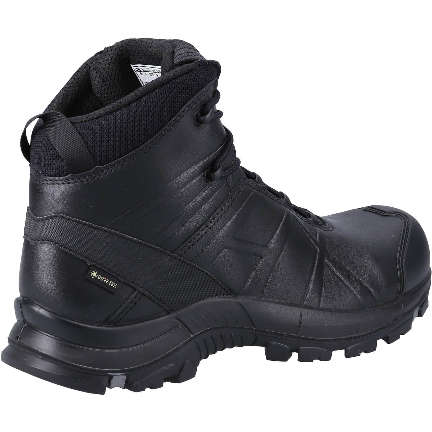 Haix Black Eagle Safety 50 Mid Cut Safety Boots Black 2#colour_black