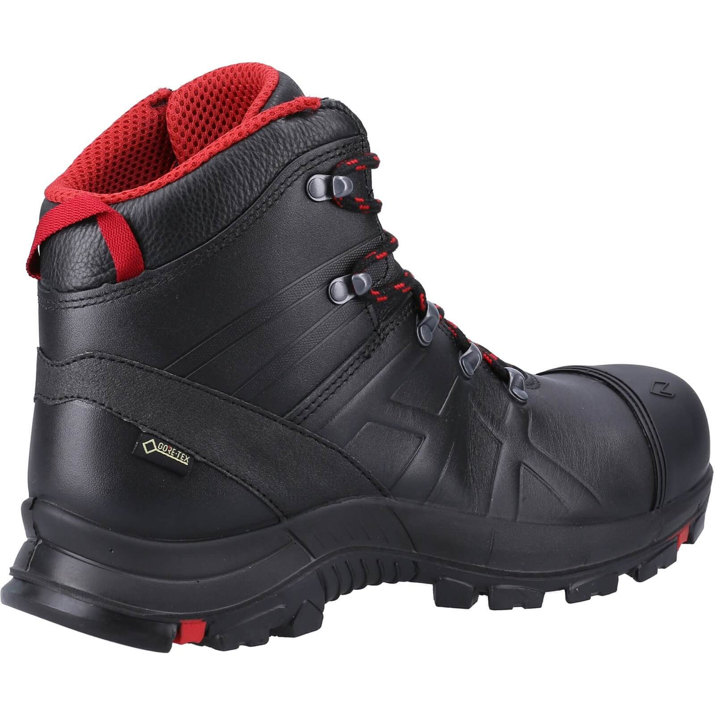 Haix Black Eagle Safety 54 Mid Cut Safety Boots Black 2#colour_black