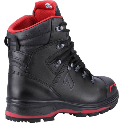 Haix Trekker Pro 2.0 Safety Boots Black/Red 2#colour_black-red