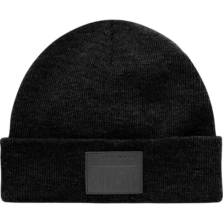 Hard Yakka 3056 Beanie Black 1#colour_black