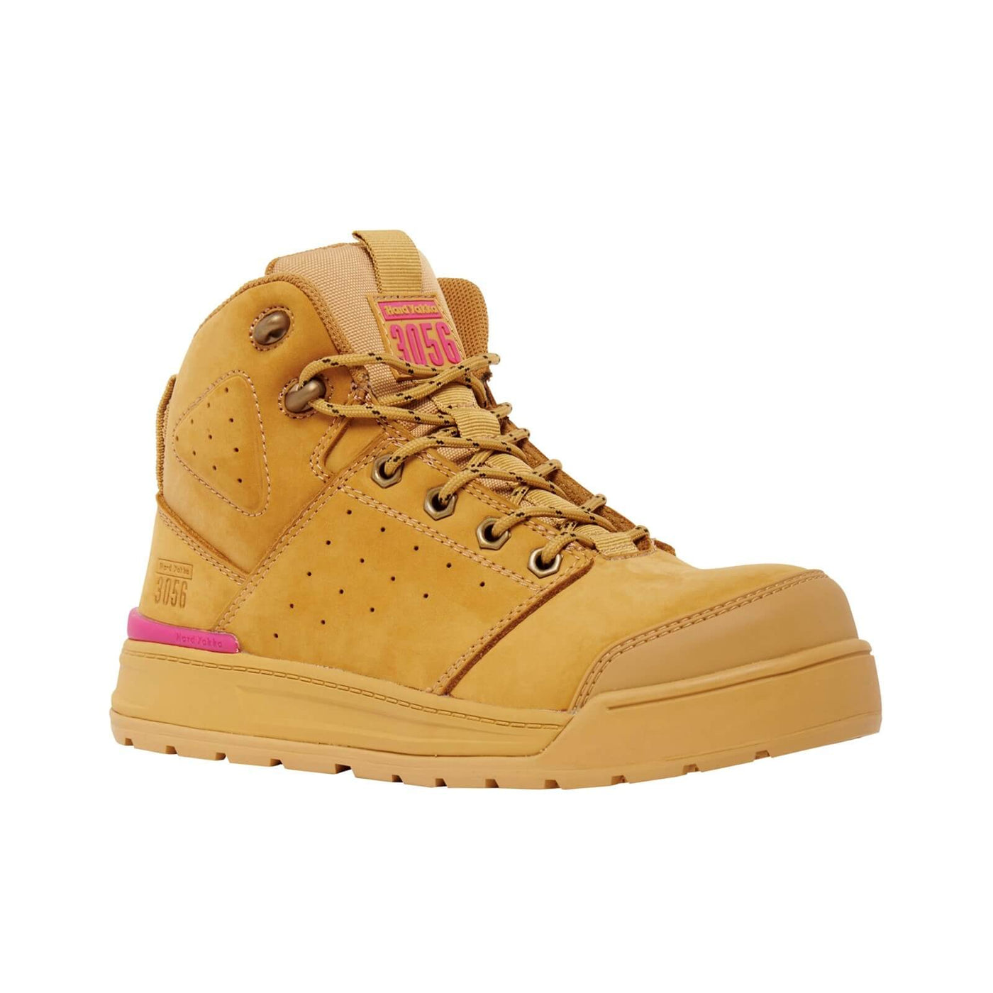 Hard Yakka 3056 PR Side Zip Safety Boots Wheat 1#colour_wheat-light-brown