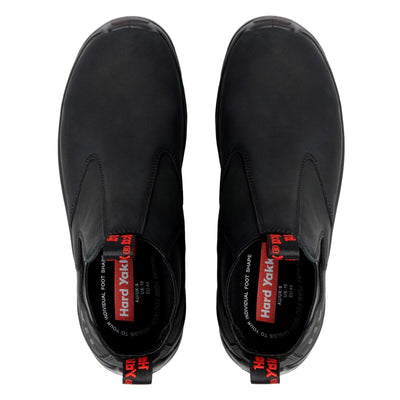Hard Yakka Banjo NS Elastic Gusset Boots Black 3#colour_black