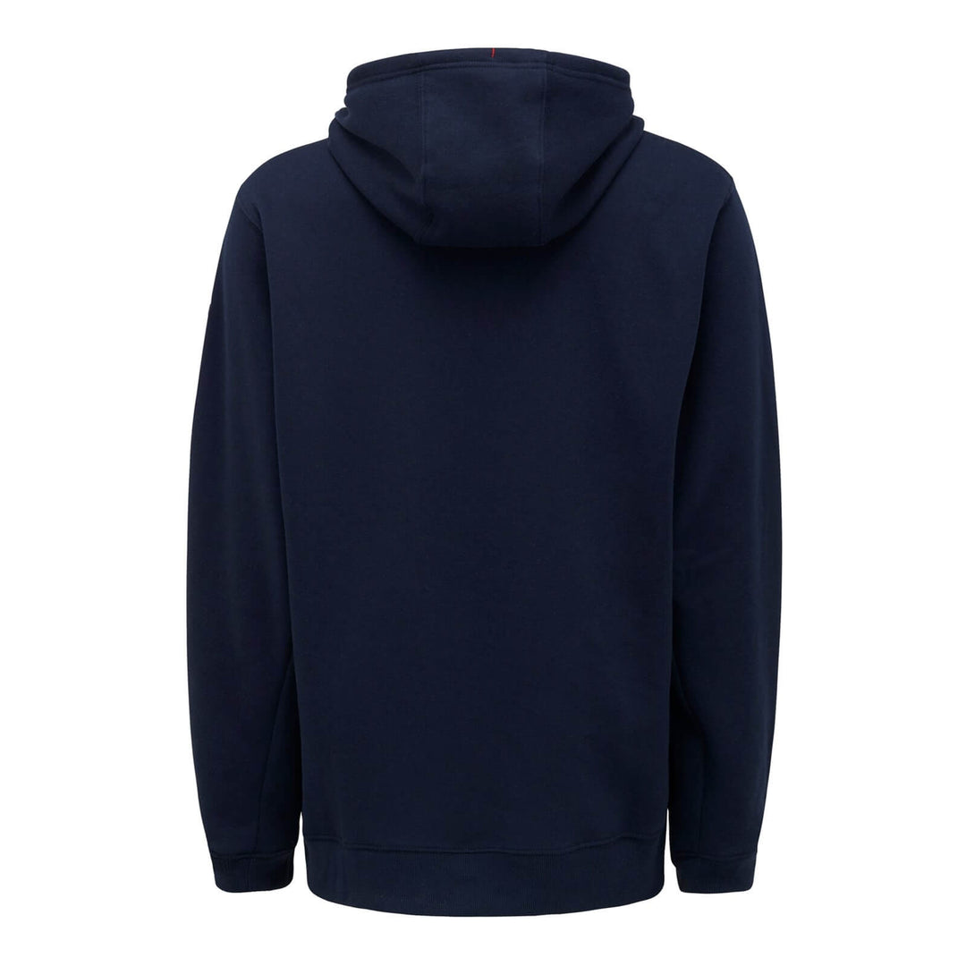 Hard Yakka Brushed Fleece Hoodie Navy 3#colour_navy-blue