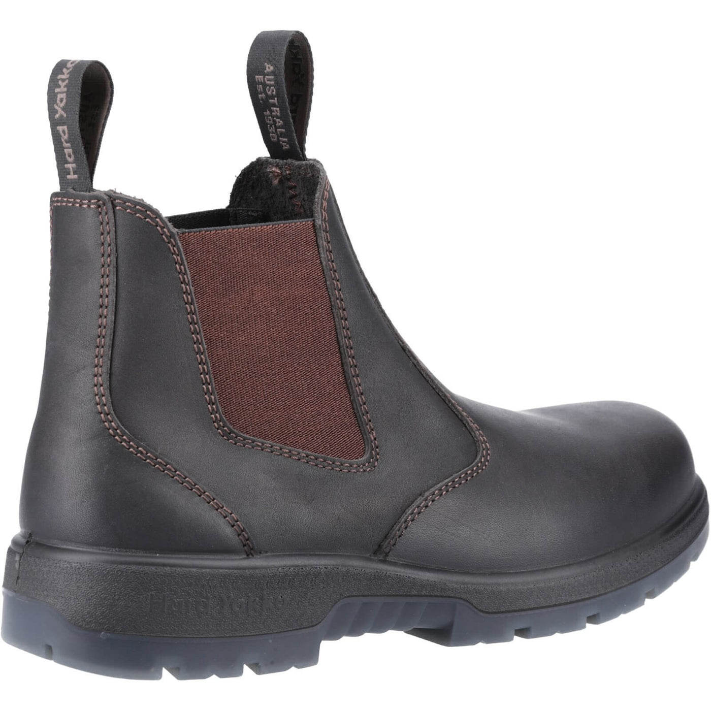Hard Yakka Outback S3 Safety Dealer Boots Brown 2#colour_brown