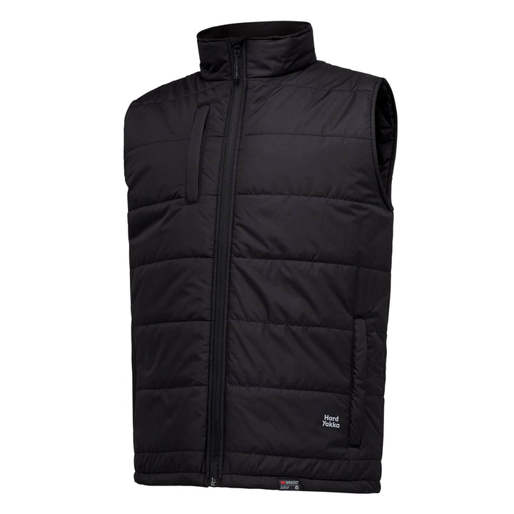 Hard Yakka Puffa 2.0 Vest Black 1#colour_black