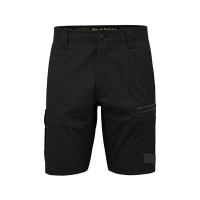 Hard Yakka Raptor Active Mid-Length Shorts Black 1#colour_black