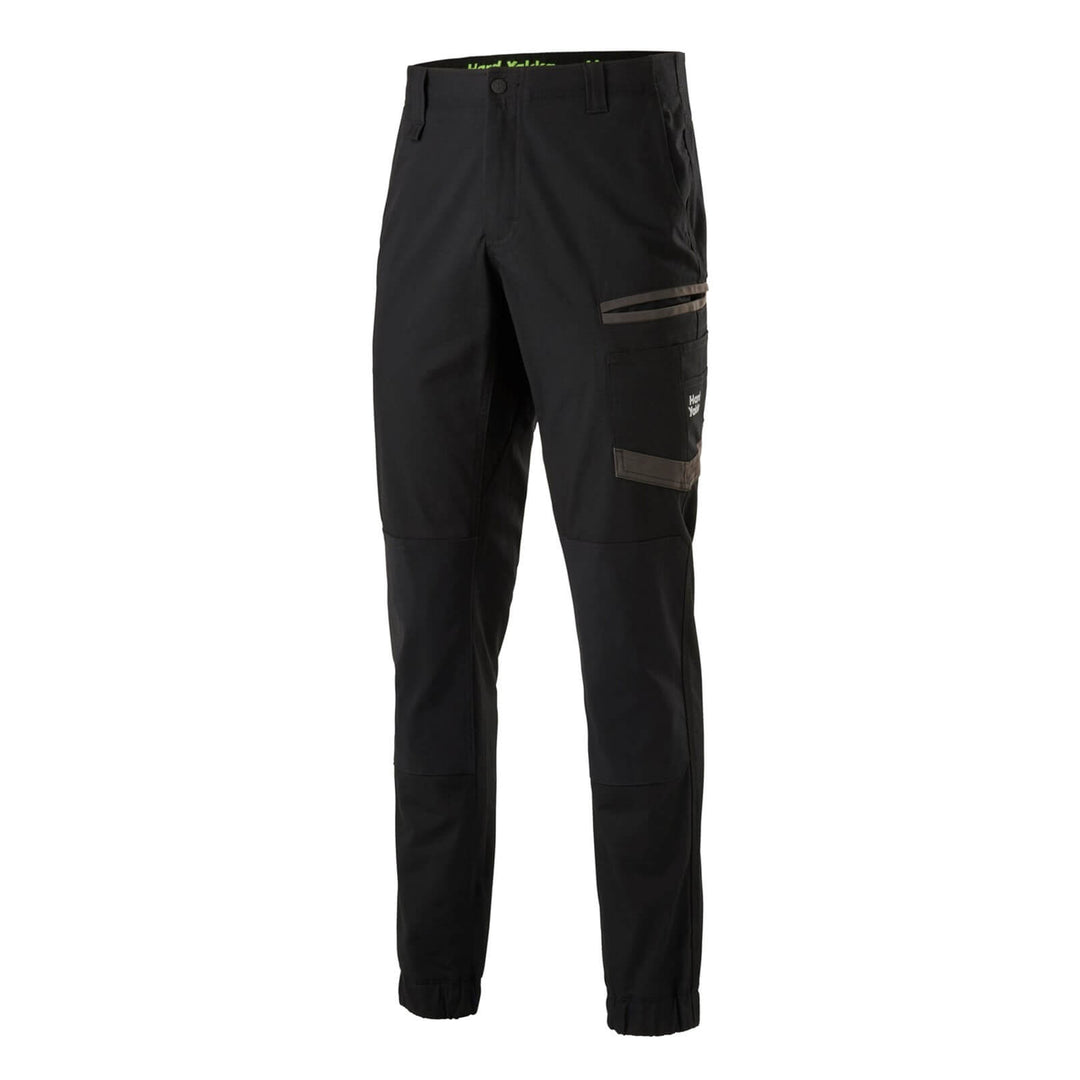 Hard Yakka Raptor Cuff Pants Black 1#colour_black