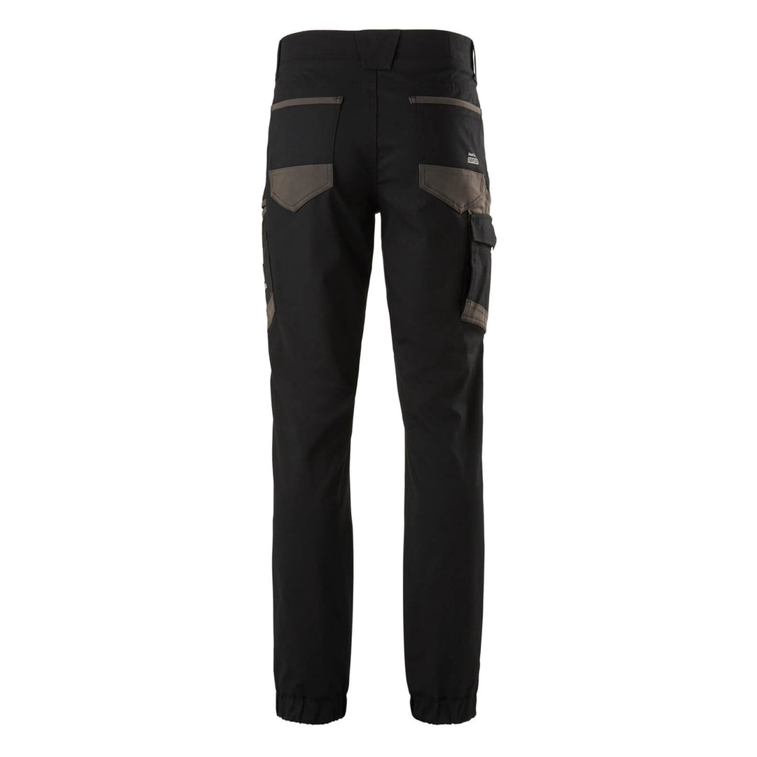 Hard Yakka Raptor Cuff Pants Black 2#colour_black