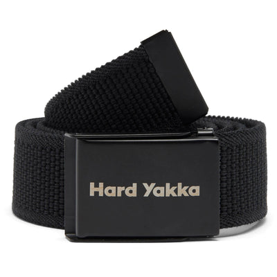 Hard Yakka Stretch Webbing Belt Black 1#colour_black