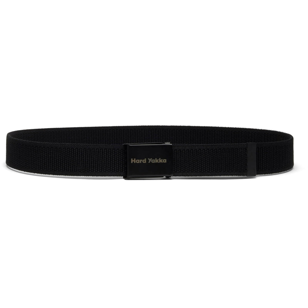 Hard Yakka Stretch Webbing Belt Black 2#colour_black