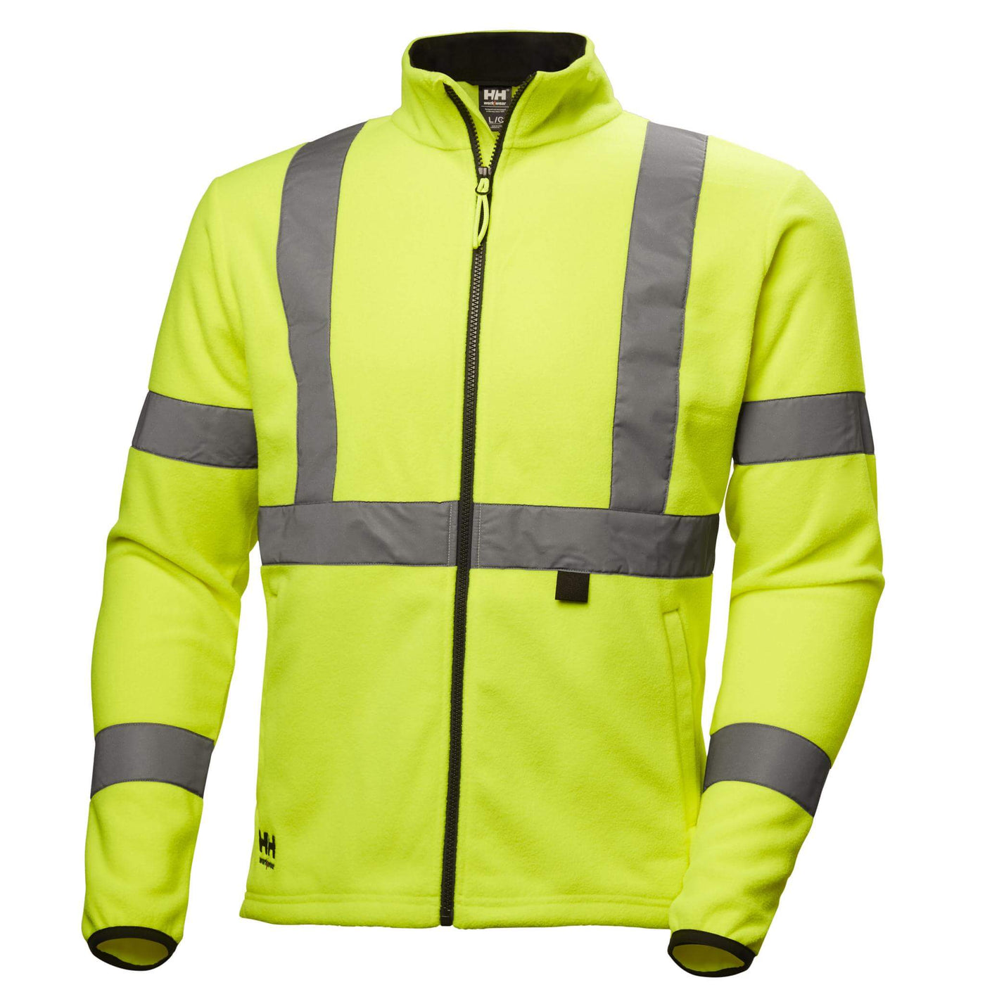 Helly Hansen Addvis Hi Vis Fleece Jacket Hi-Vis Yellow 1 Front #colour_hi-vis-yellow