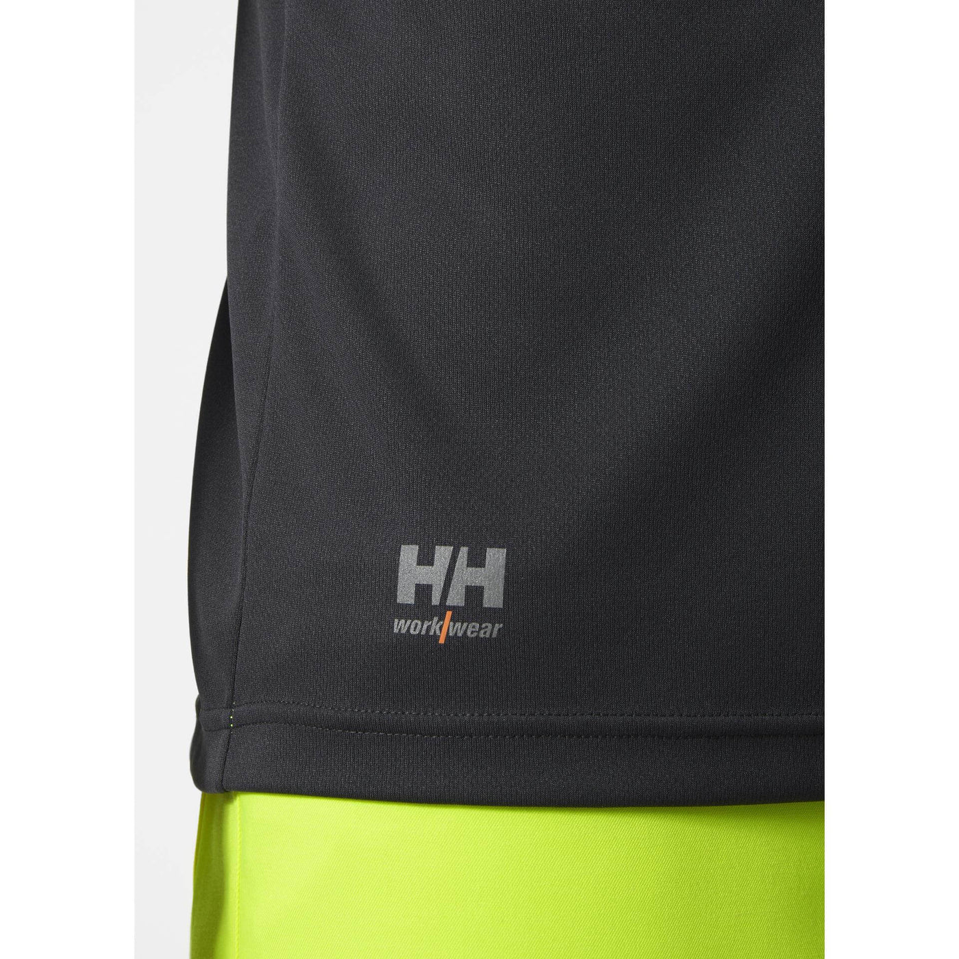 Helly Hansen Addvis Hi-Vis Polo Shirt Class 1 Yellow/Ebony Feature 1#colour_yellow-ebony