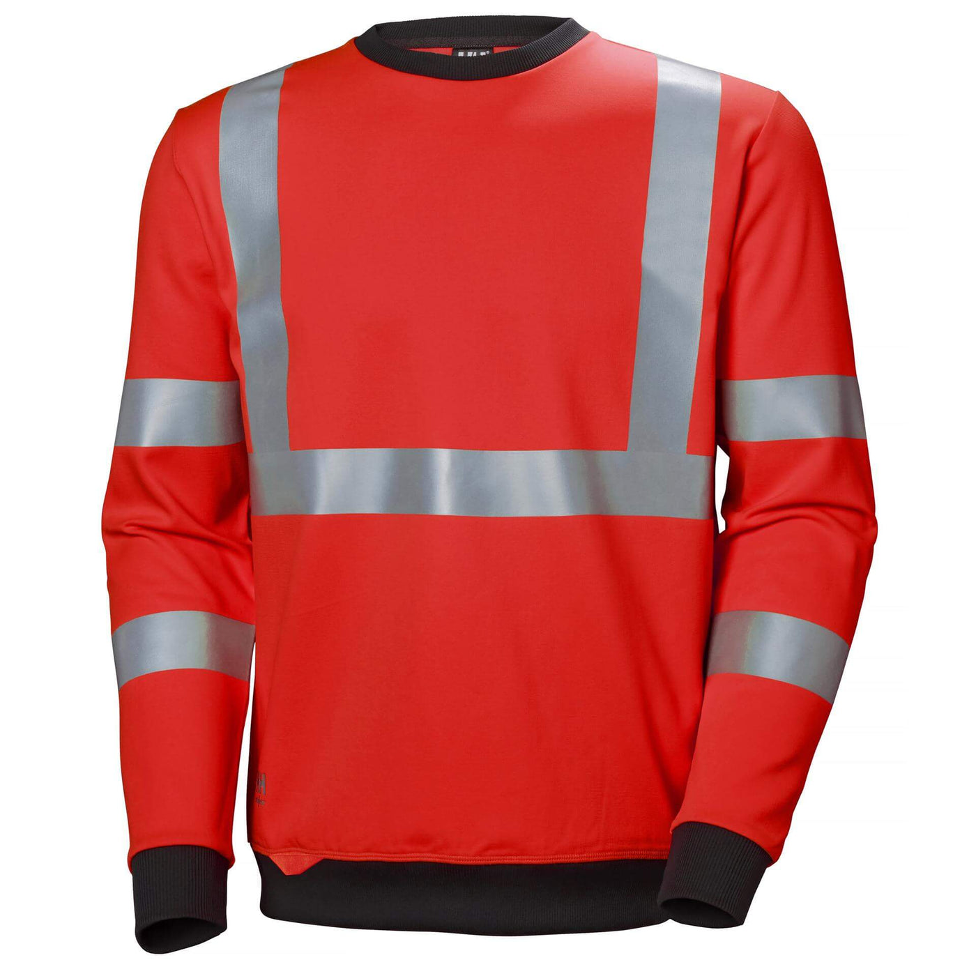 Helly Hansen Addvis Hi Vis Sweatshirt Red 1 Front #colour_red