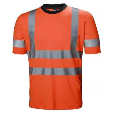 Helly Hansen Addvis Hi Vis T-Shirt Orange 1 Front #colour_orange