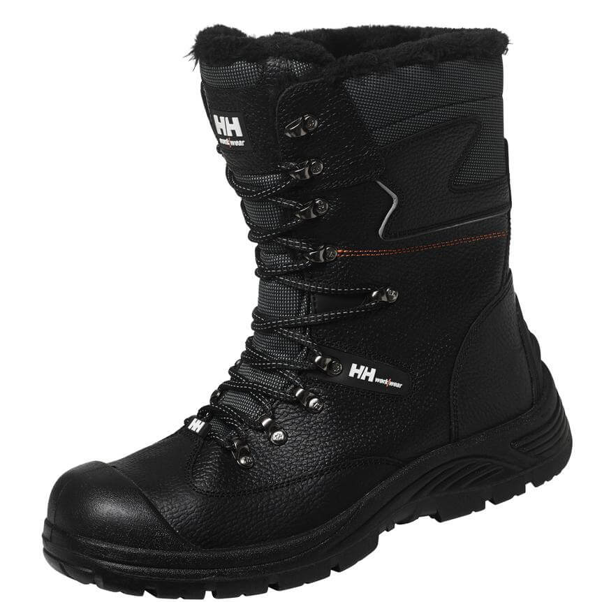 Helly Hansen Aker Winter Composite Toe Cap Safety Work Boots Black 2 Angle #colour_black
