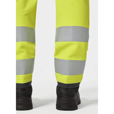 Helly Hansen Alna 4X Hi-Vis 4-Way-Stretch Construction Trousers Class 1 Yellow/Ebony Feature 4#colour_yellow-ebony