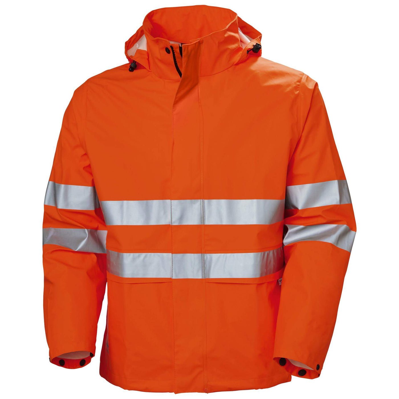 Helly Hansen Alta Hi Vis Waterproof Rain Jacket Hi-Vis Orange 1 Front #colour_hi-vis-orange