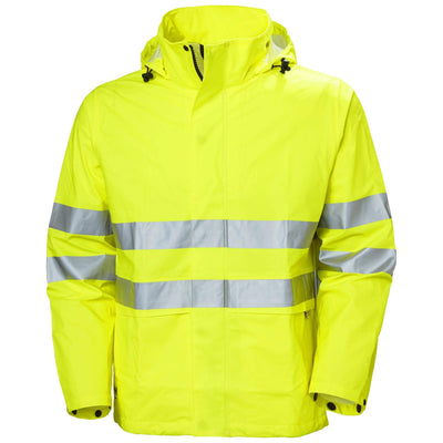 Helly Hansen Alta Hi Vis Waterproof Rain Jacket Hi-Vis Yellow 1 Front #colour_hi-vis-yellow