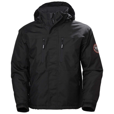 Helly Hansen Berg Insulated Winter Jacket Black 1 Front #colour_black
