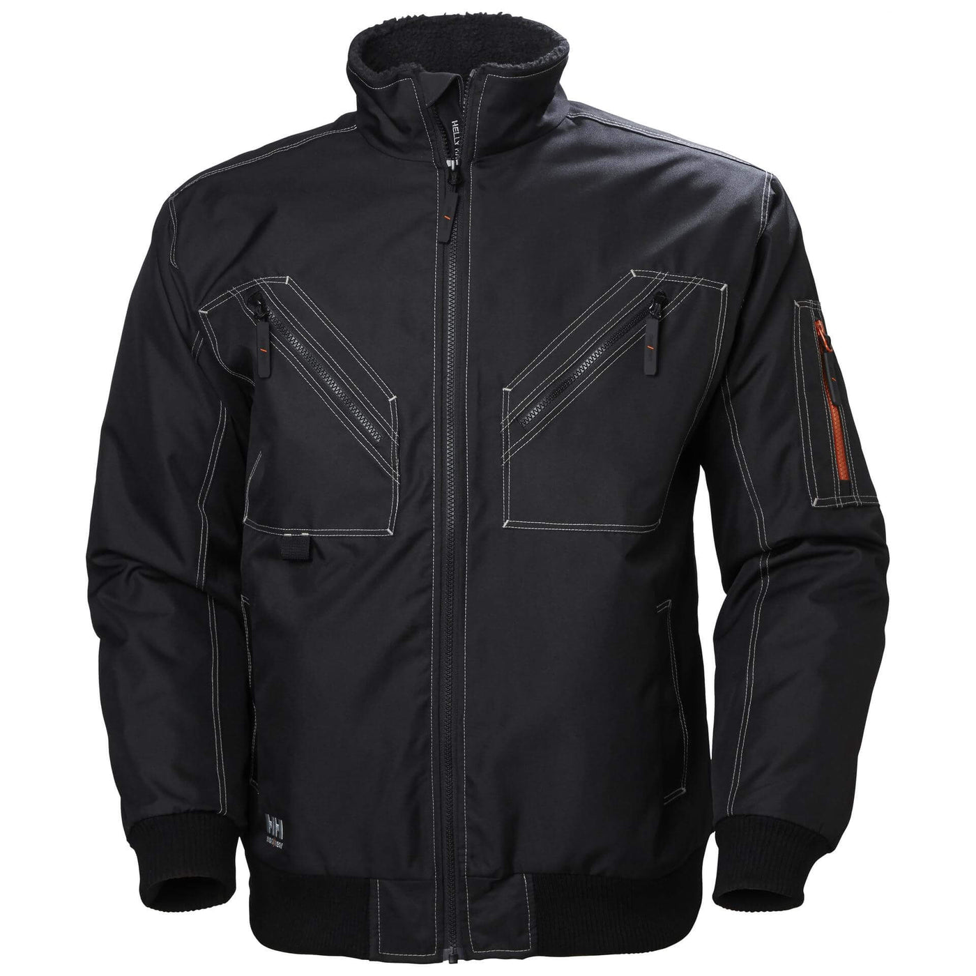 Helly Hansen Bergholm Insulated Winter Jacket Black 1 Front #colour_black
