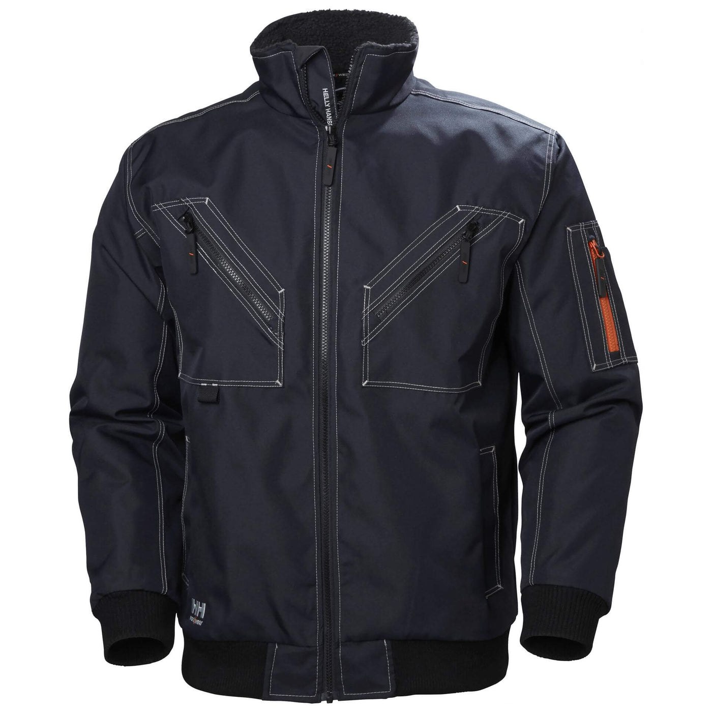 Helly Hansen Bergholm Insulated Winter Jacket Navy 1 Front #colour_navy