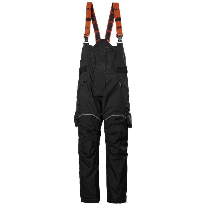 Helly Hansen Bifrost Winter Bib and Brace Overalls Black 1 Front #colour_black